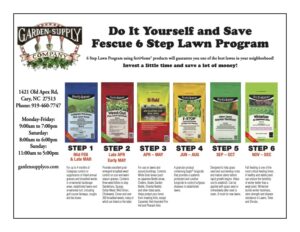 fescue lawn care product banner
